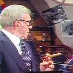 Gonzo fiddles while George Burns